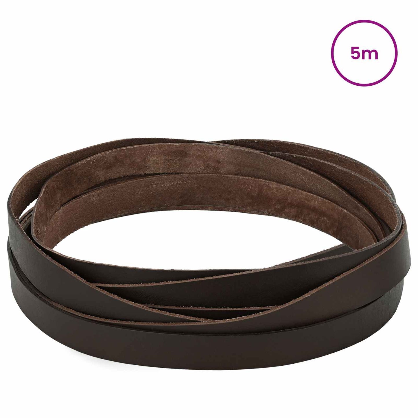 Leather Strap 1 Dark Brown 500 x 2 cm Leather