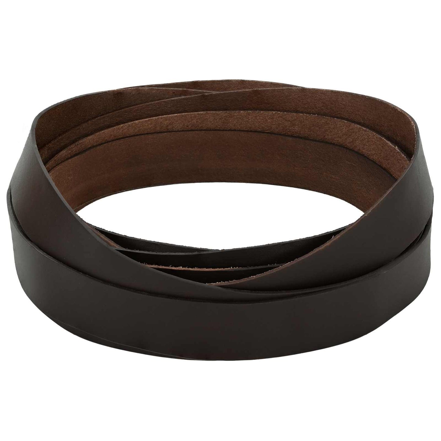 Leather Strap Dark Brown 500 x 3 cm Leather