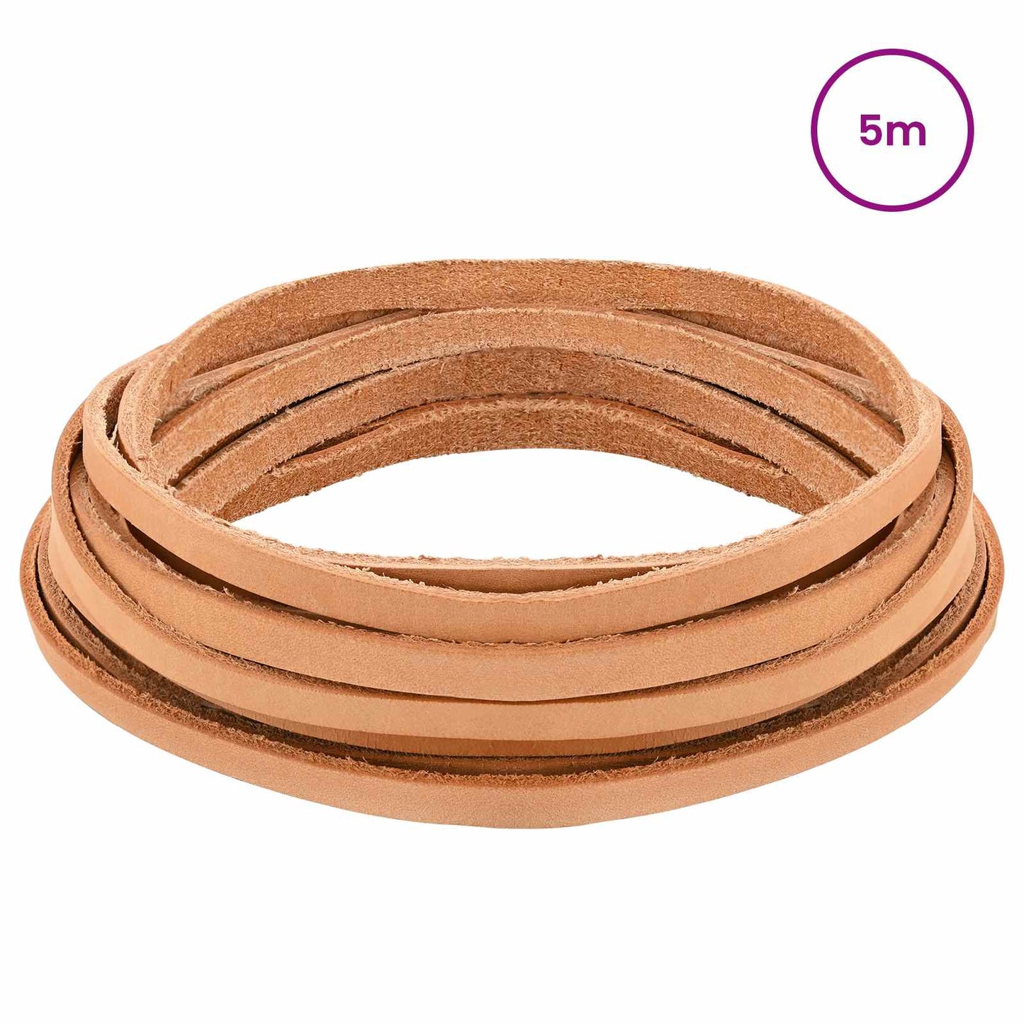 Leather Strap 1 Light Brown 500 x 0.8 cm Leather
