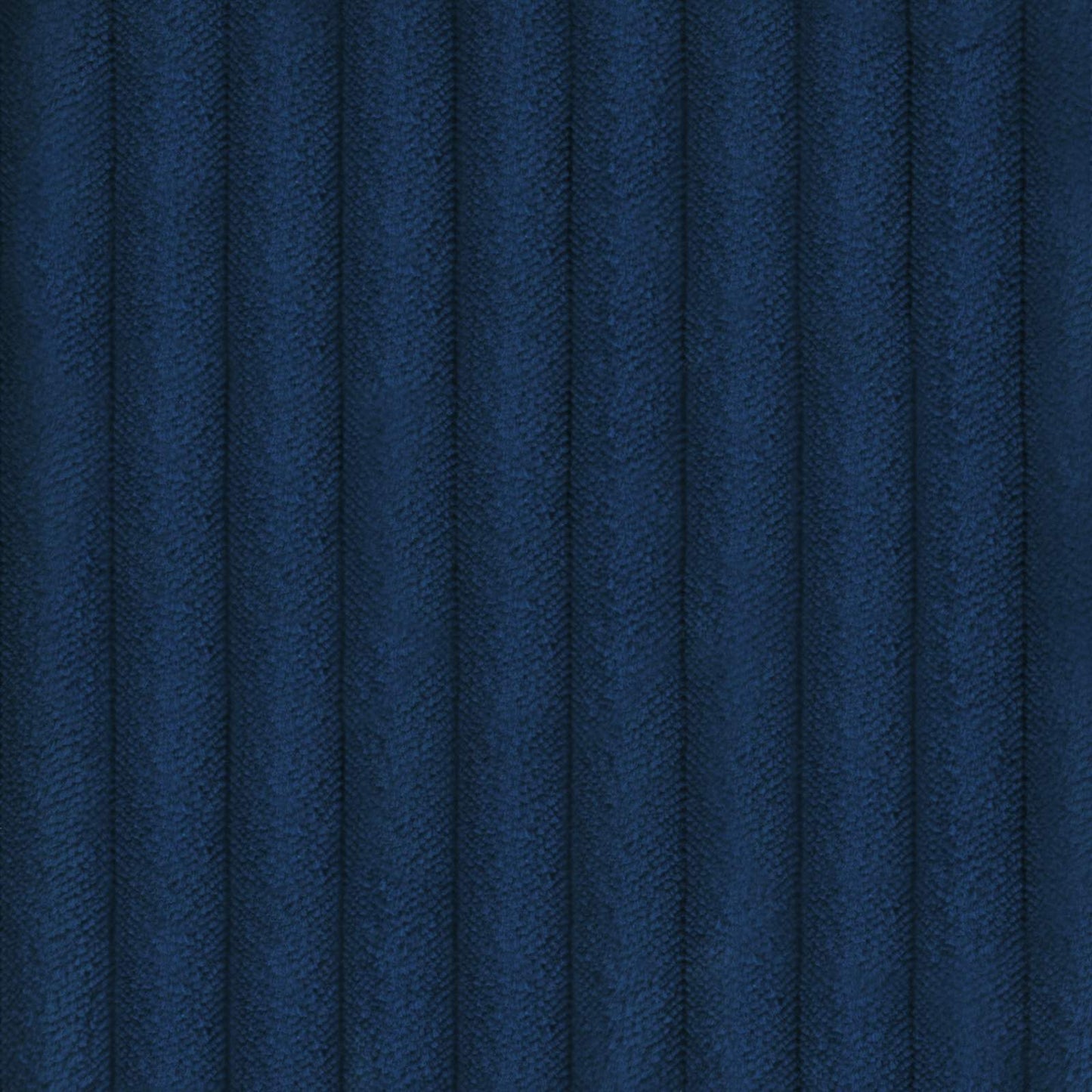 Bench Cushion 2 pcs Plush Corduroy Navy Blue Depth 35 cm