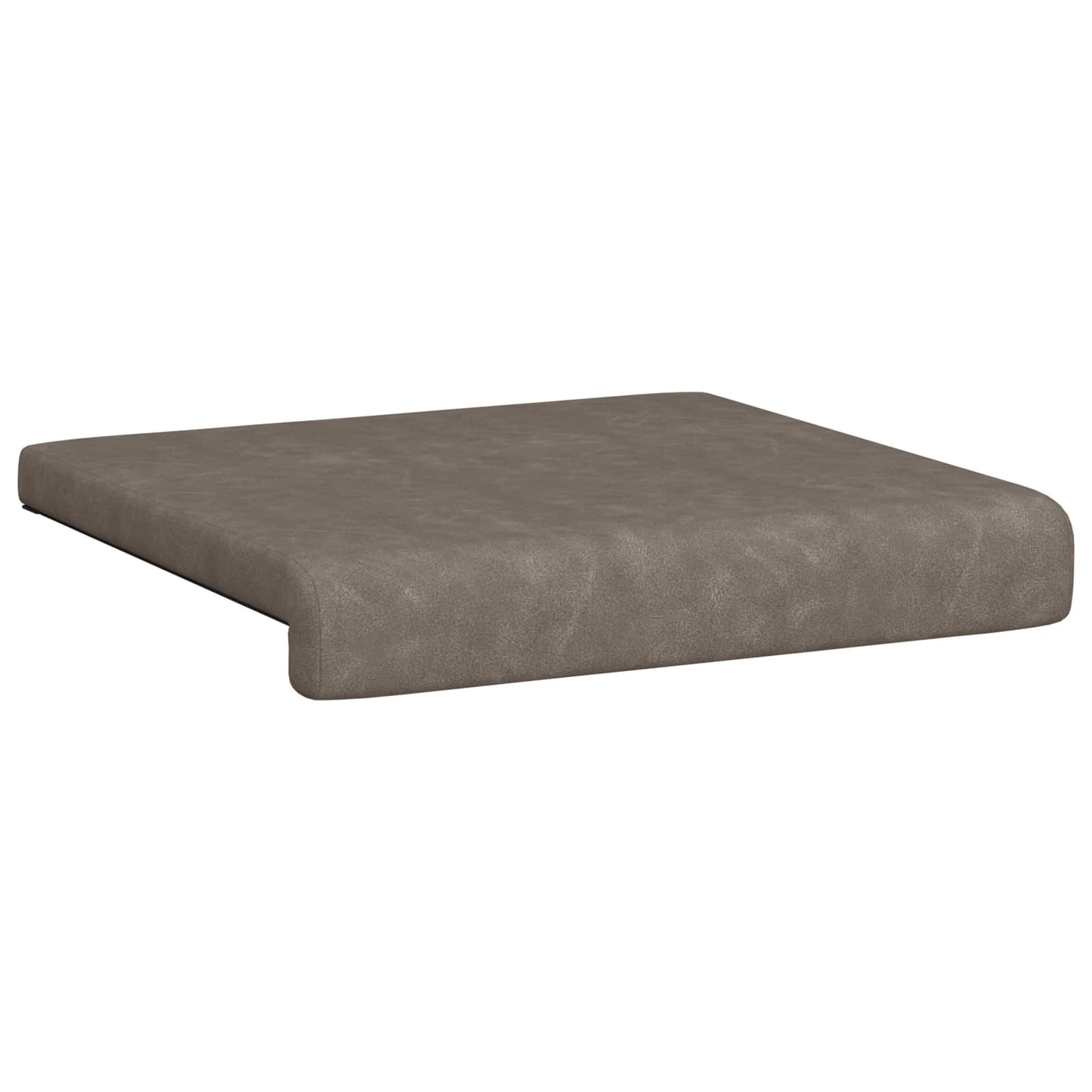 Bench Cushion 4 pcs Faux Leather Grey Depth 35 cm