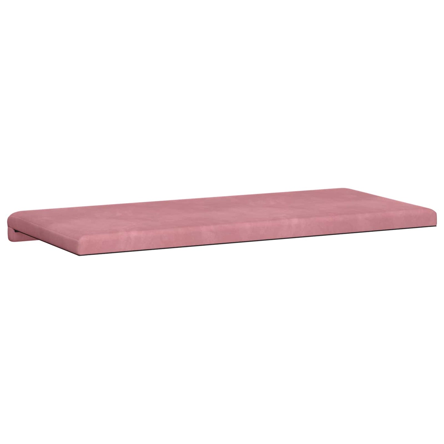 Bench Cushion Velvet Pink Depth 35 cm