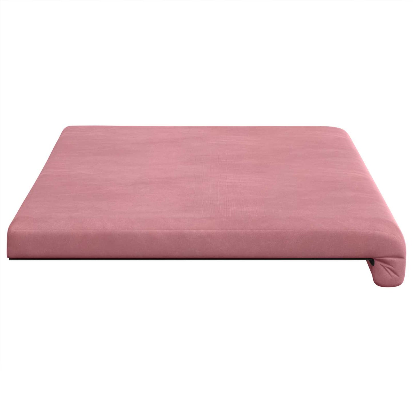 Bench Cushion Velvet Pink Depth 35 cm