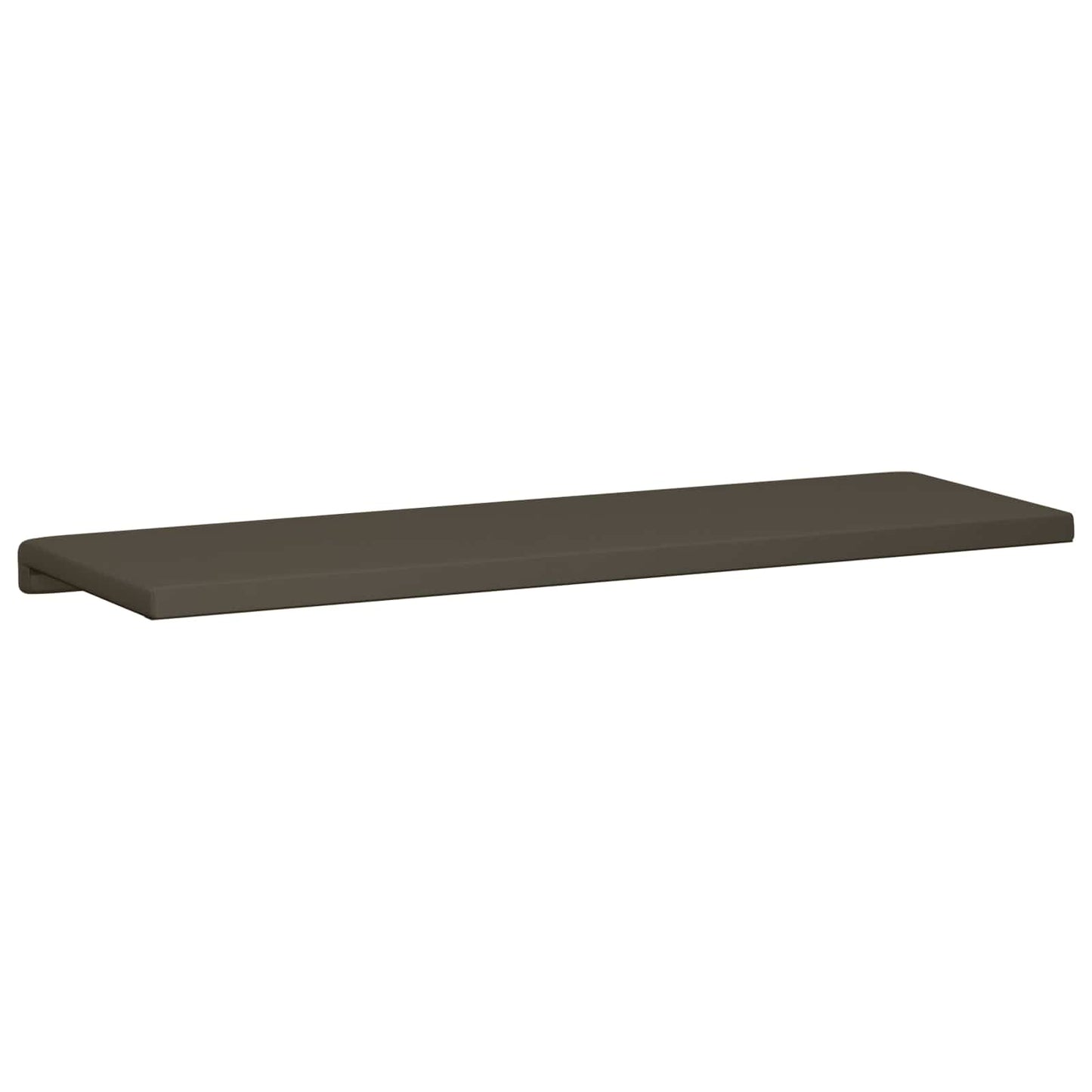 Bench Cushion Faux Leather Grey Depth 35 cm