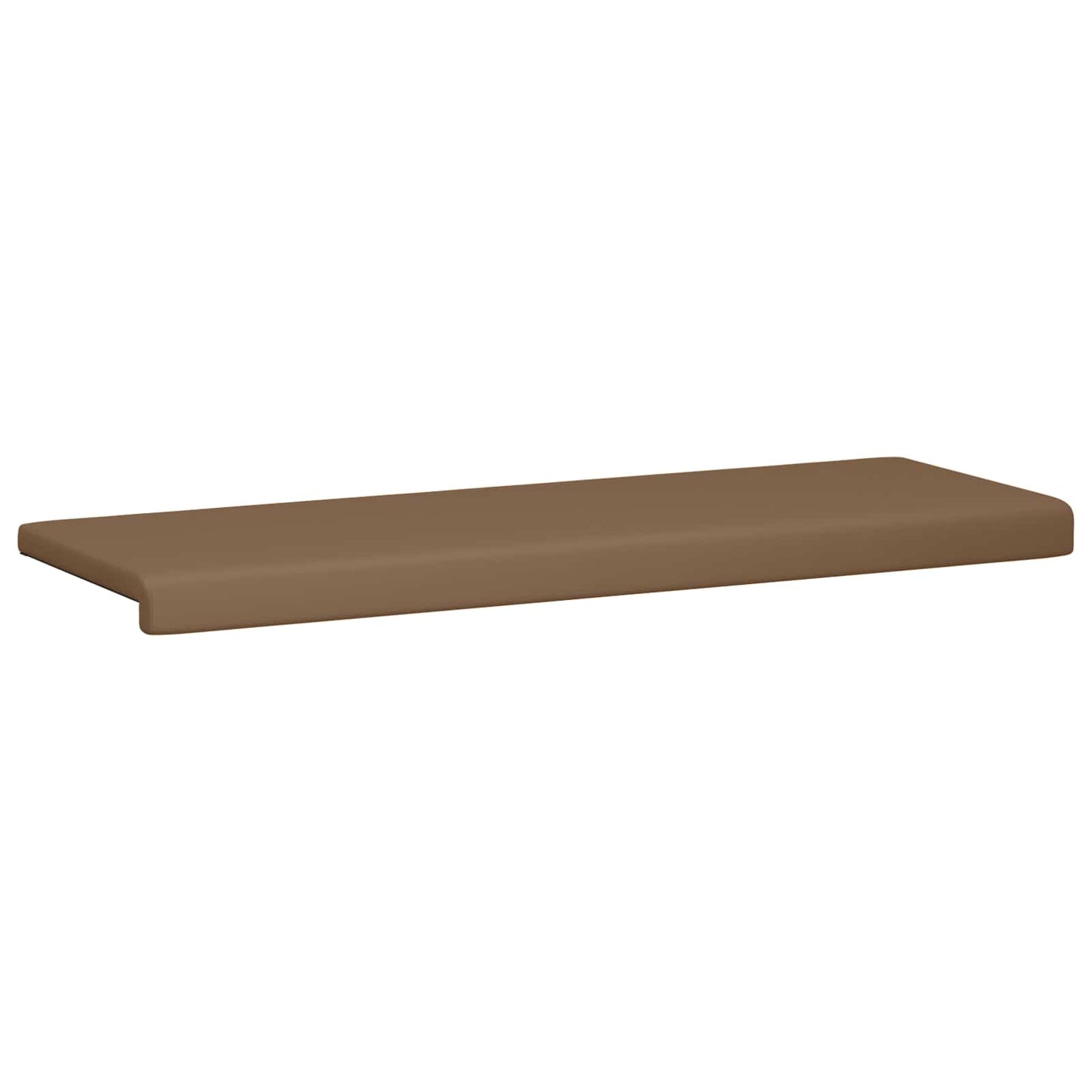 Bench Cushion Faux Leather Cappuccino Depth 35 cm