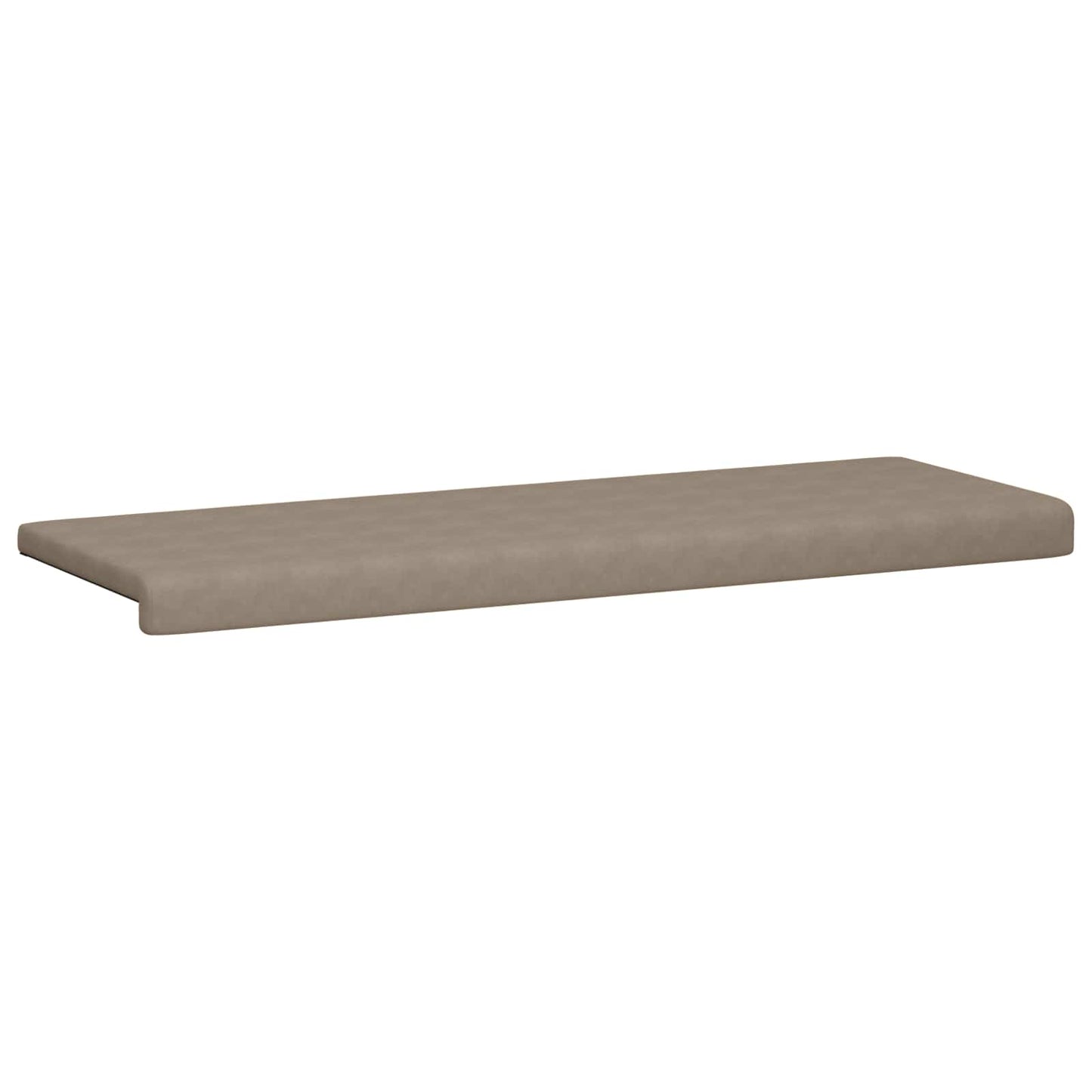 Bench Cushion Microfiber Taupe Depth 35 cm