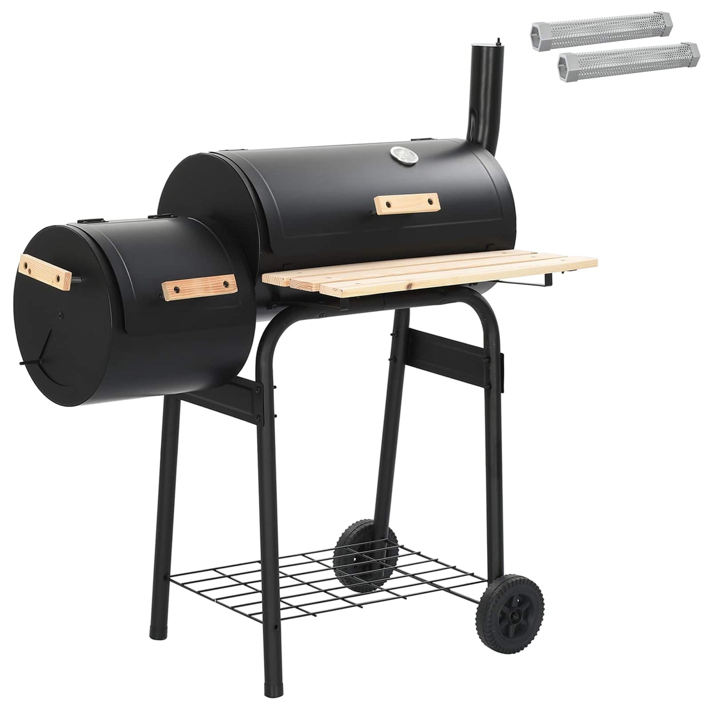 Outdoor Grill 104 x 58 x 114 cm Steel Black