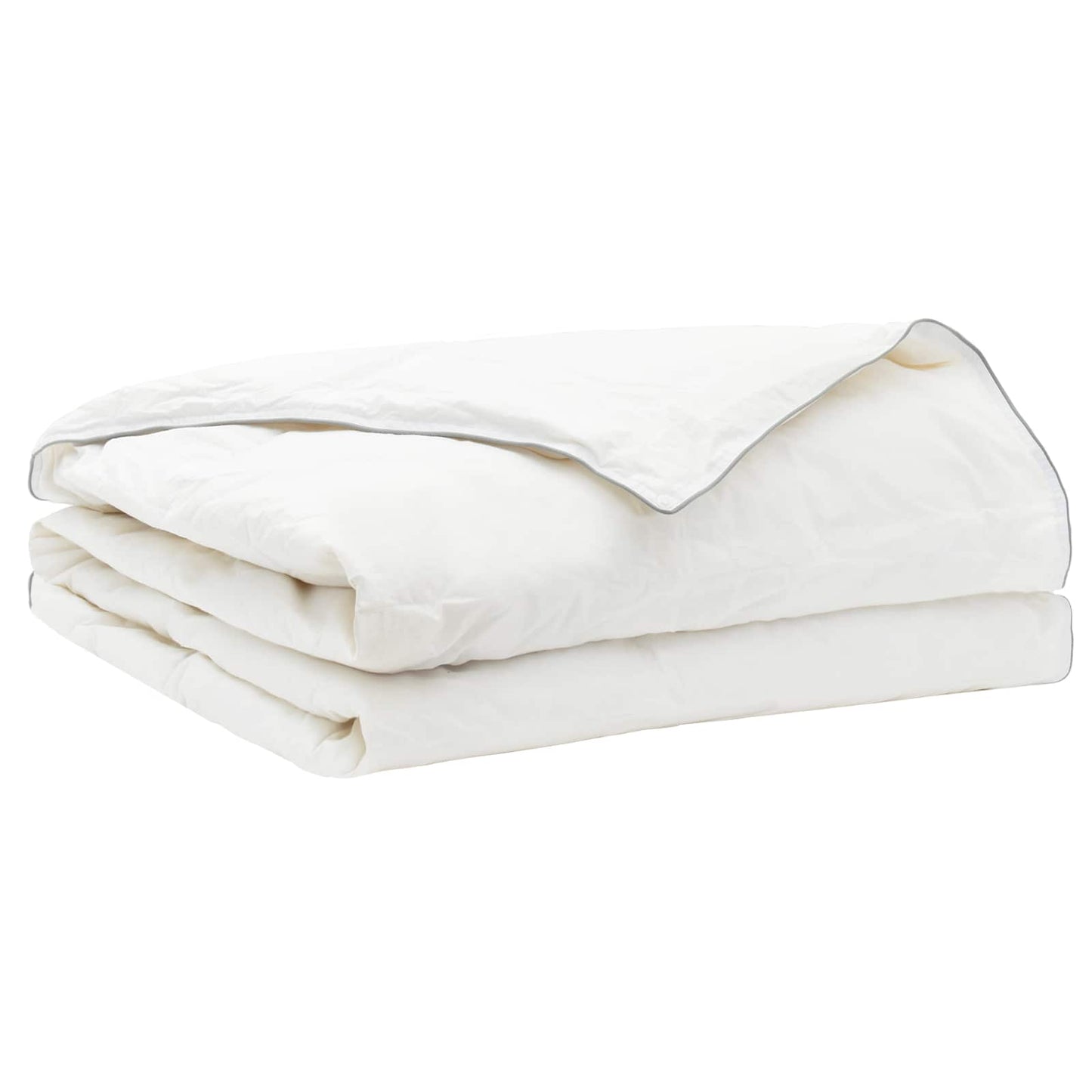 Duvet and Pillow Set 2 pcs 135x200 cm Summer 200 GSM Wool White