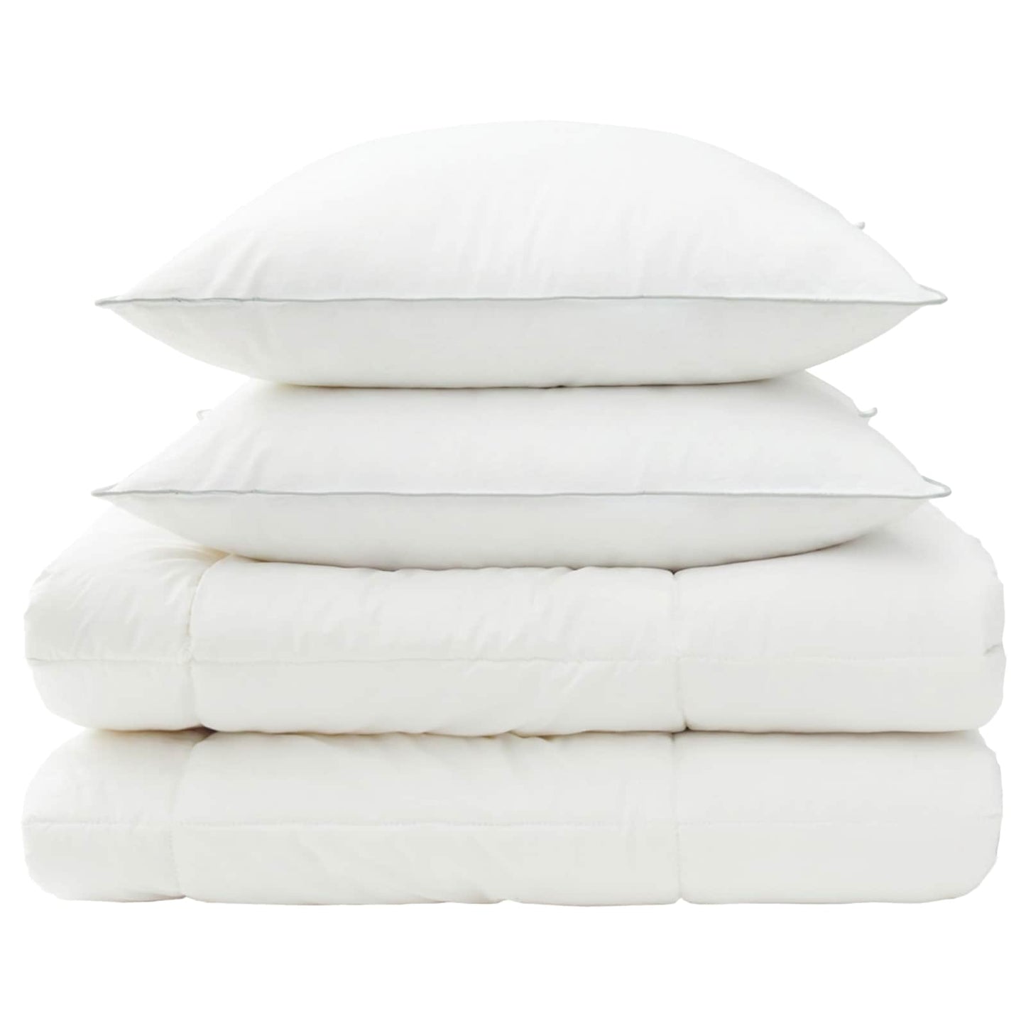 Duvet and Pillow Set 3 pcs 200x200 cm 4 Seasons 220 GSM Wool