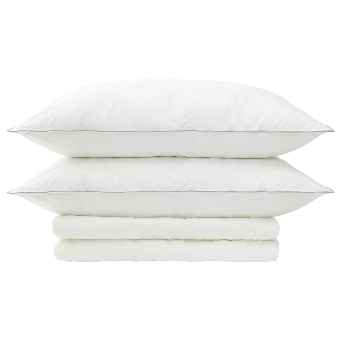 Duvet and Pillow Set 3 pcs 200x200 cm Summer 200 GSM Wool White