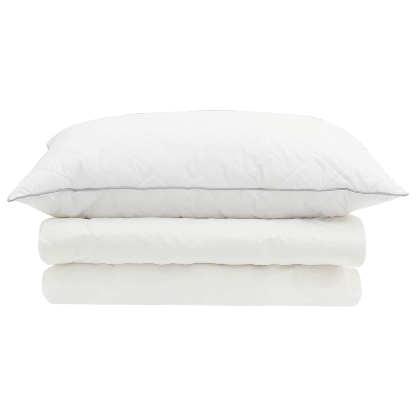 90% Goose Down Duvet Set FULDA 2 pcs 137 x 200 cm Summer White