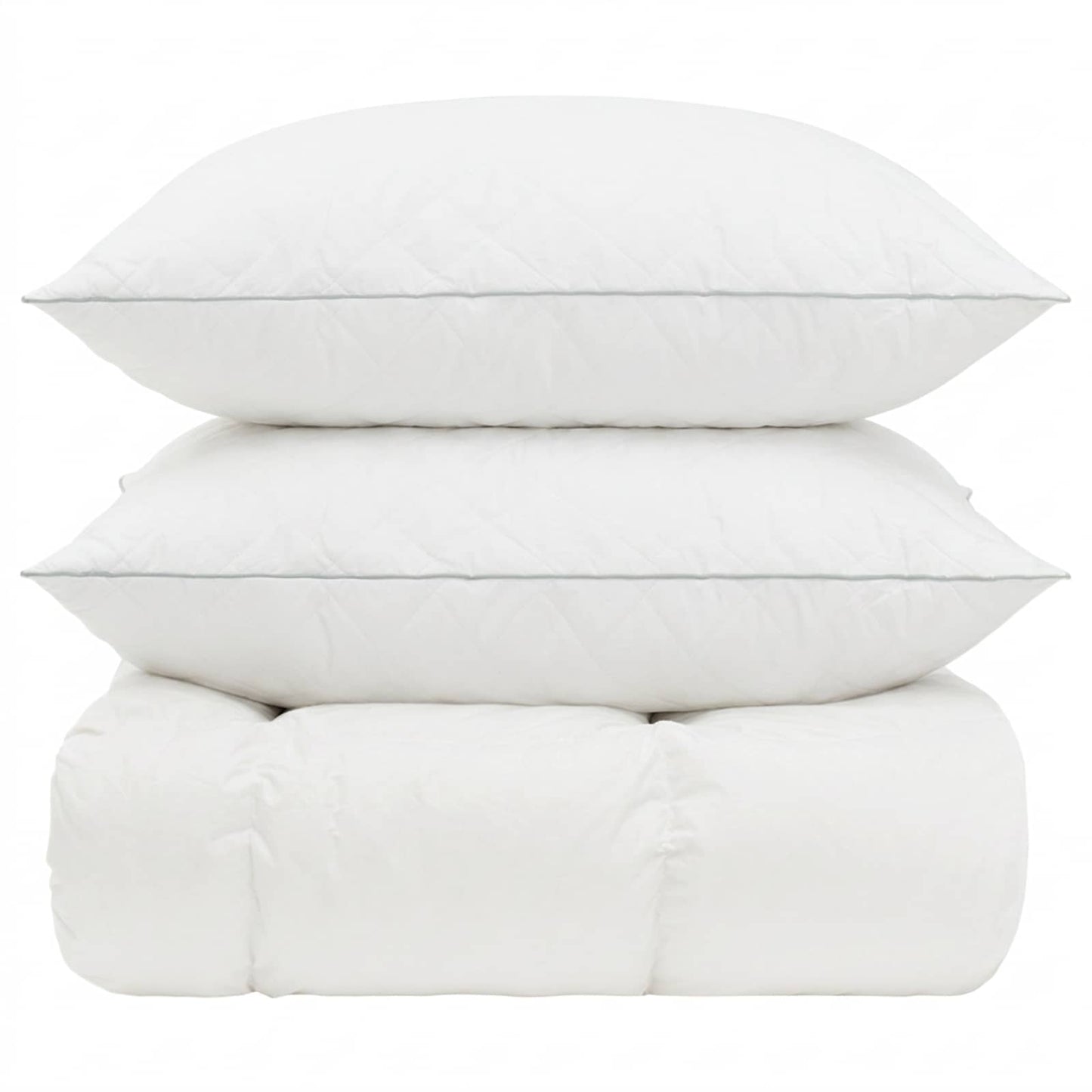 90% Goose Down Duvet Set FULDA 3 pcs 200 x 240 cm Winter White