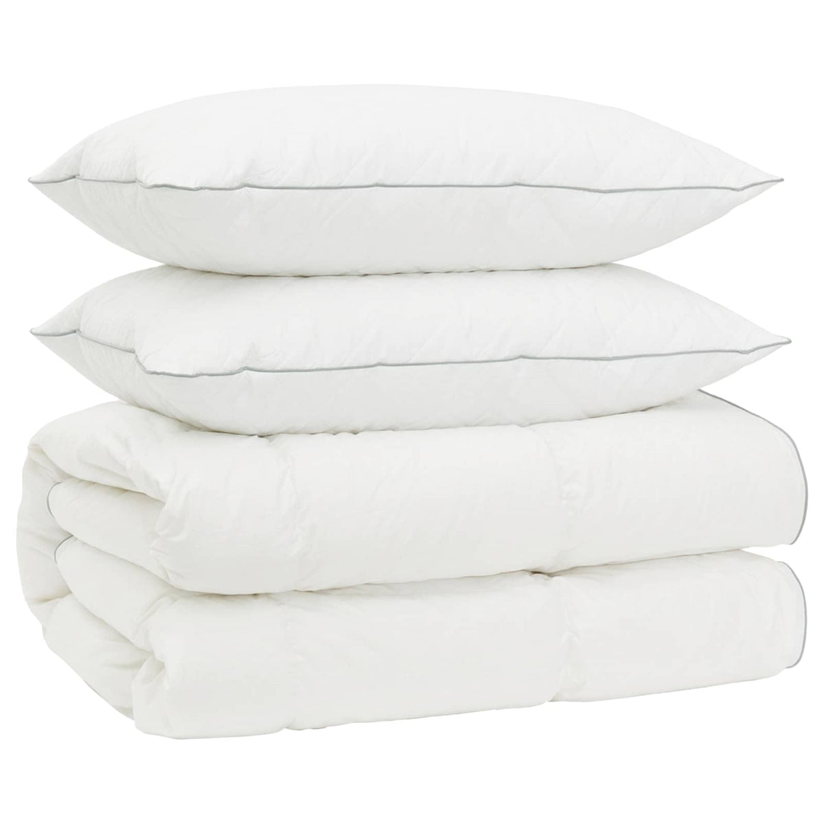 90% Goose Down Duvet Set FULDA 3 pcs 140 x 220 cm All Seasons