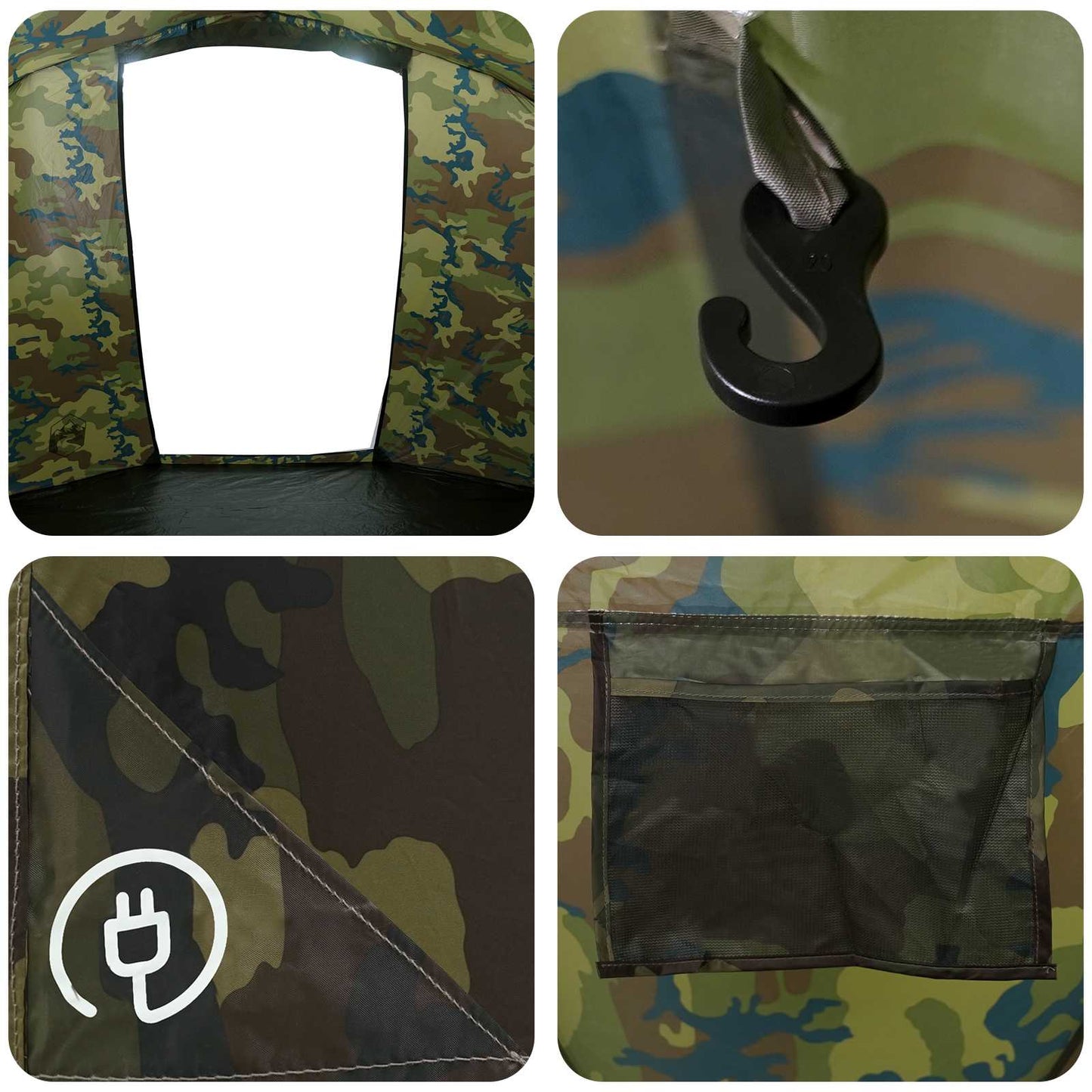 Fishing Tent Quick Release -Person 5-Person Light Camouflage