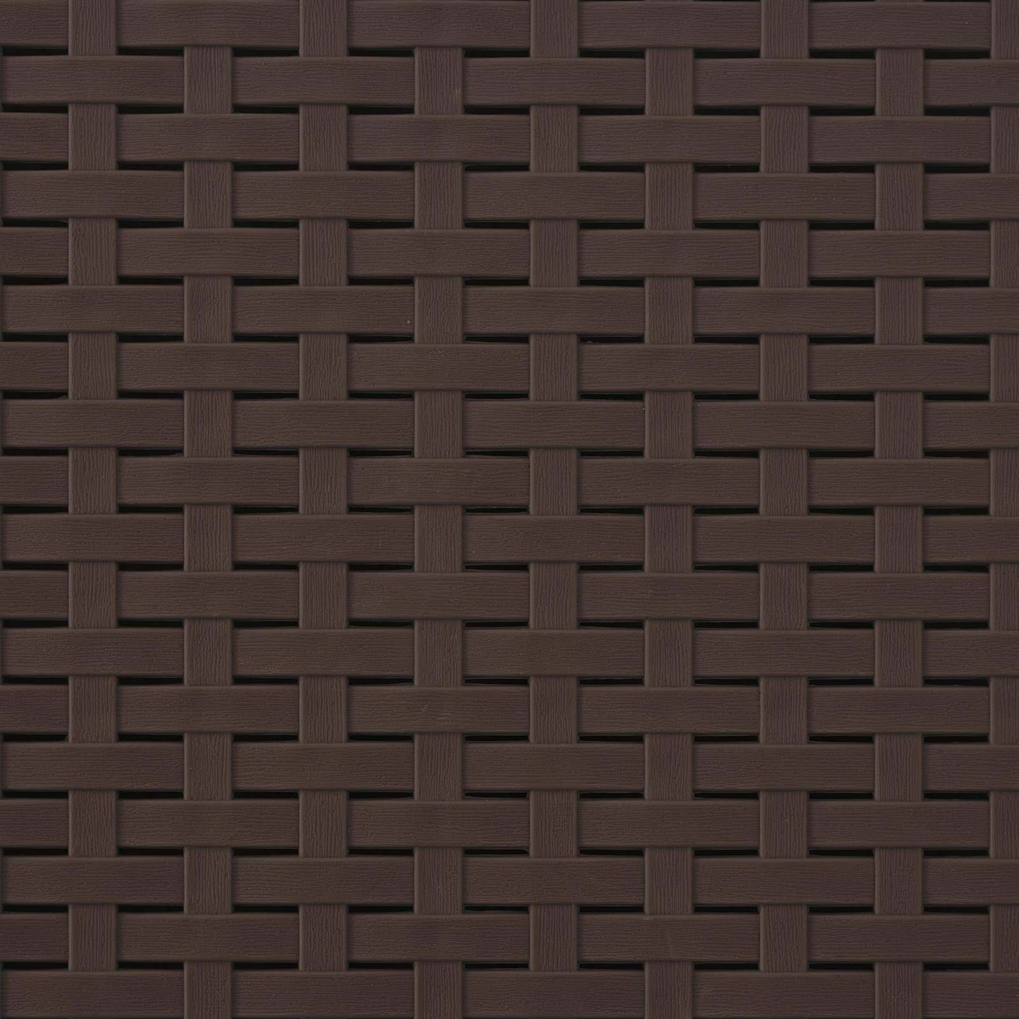 4-Seater Garden Sofa Rattan Look PP Brown