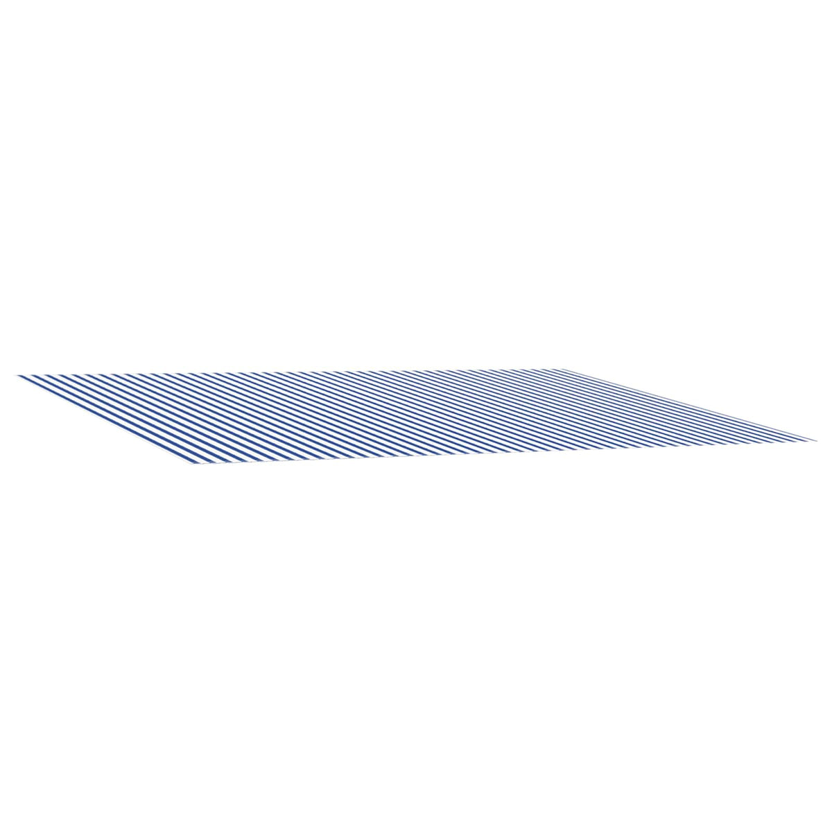 Awning Replacement Fabric Blue and White 600 x 300 cm Polyester