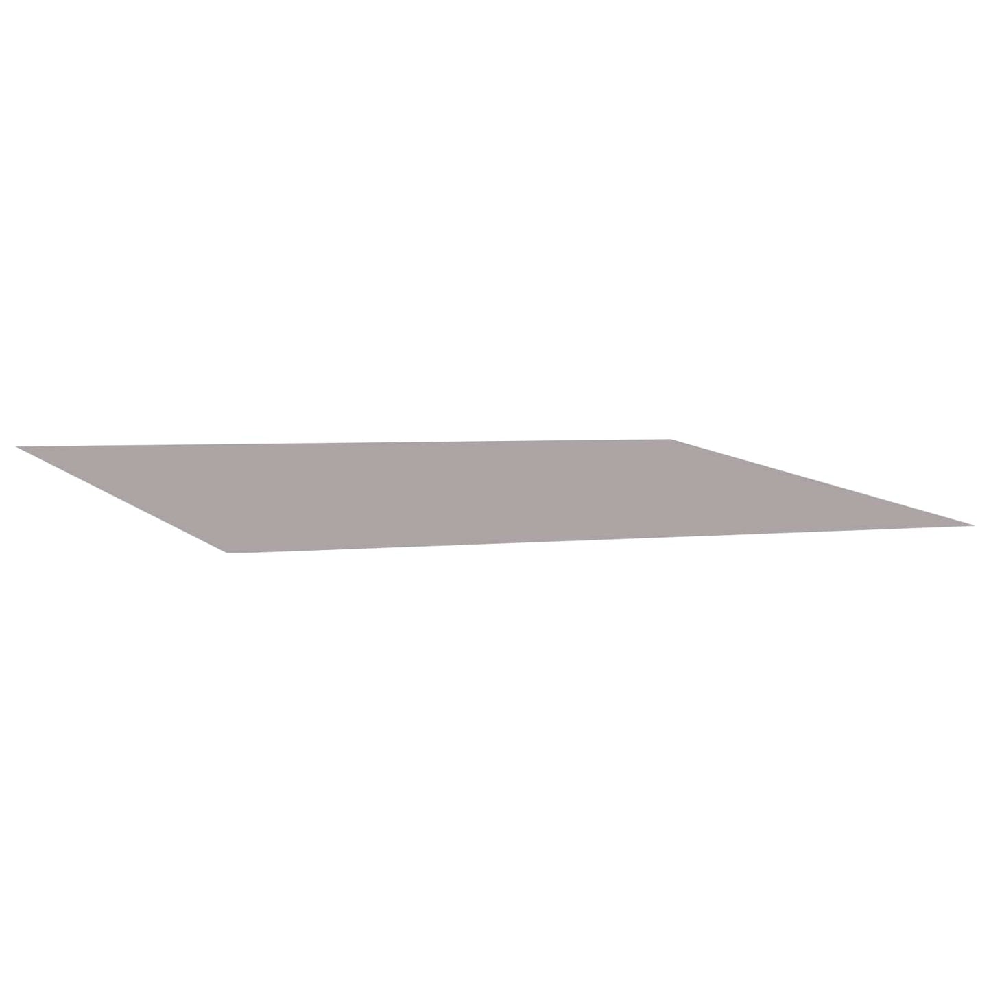 Awning Replacement Fabric Light Grey 400 x 350 cm Polyester