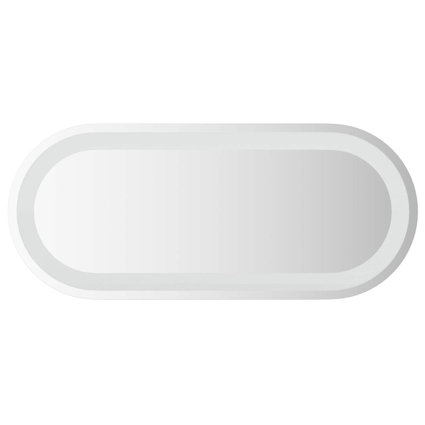 LED Bathroom Mirror Transparent 70 x 30 cm Tempered Glass