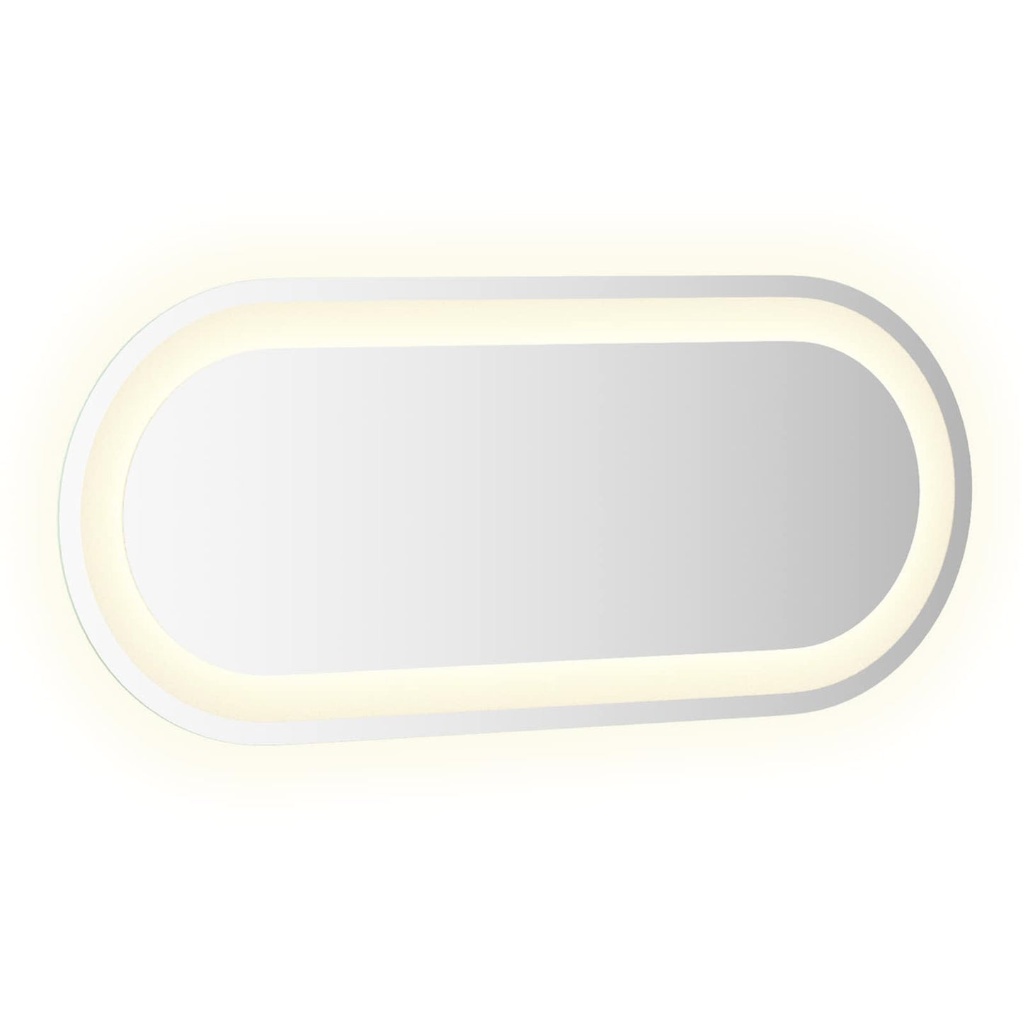 LED Bathroom Mirror Transparent 70 x 30 cm Tempered Glass