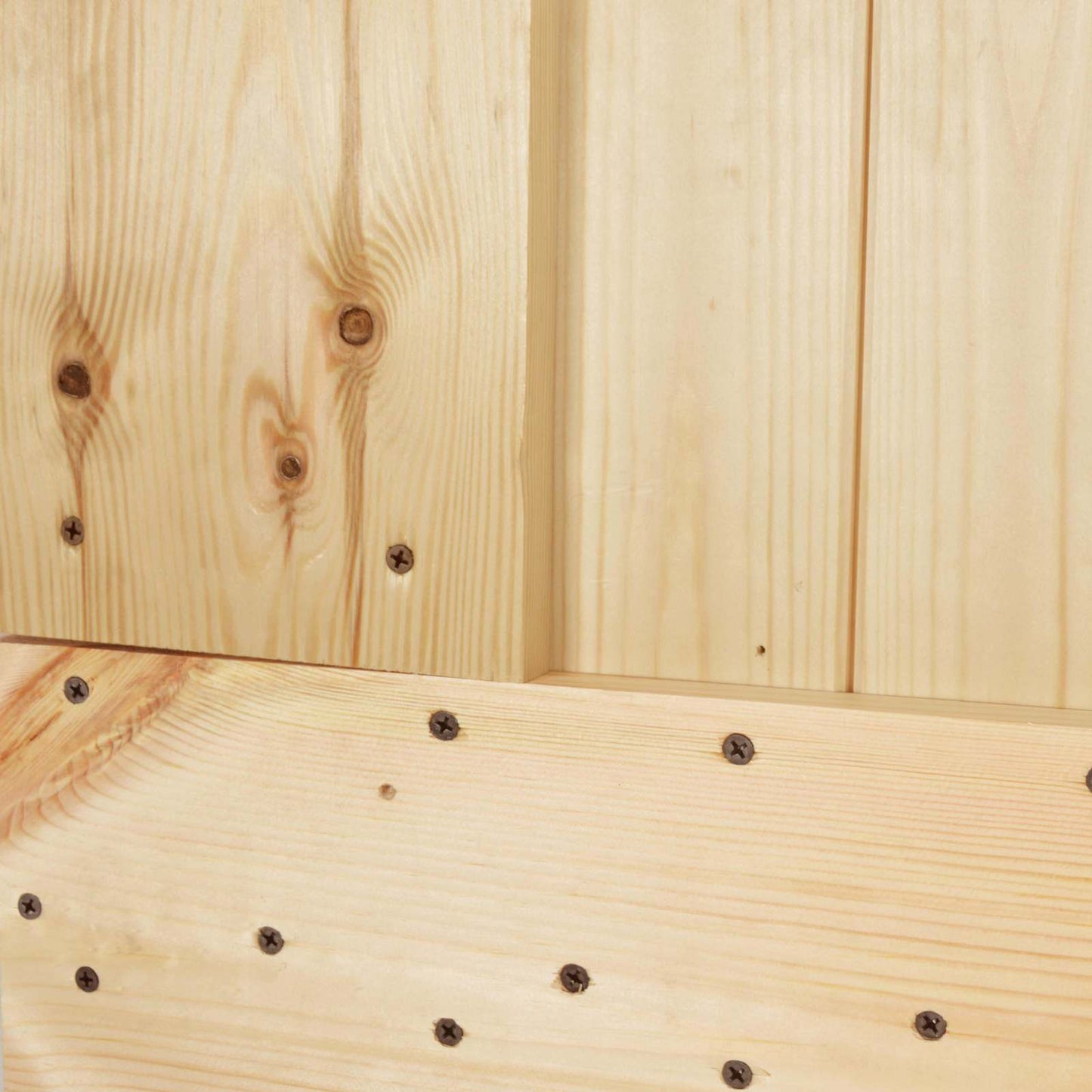 Sliding Door 95 x 210 cm Solid Pine Wood (Untreated)