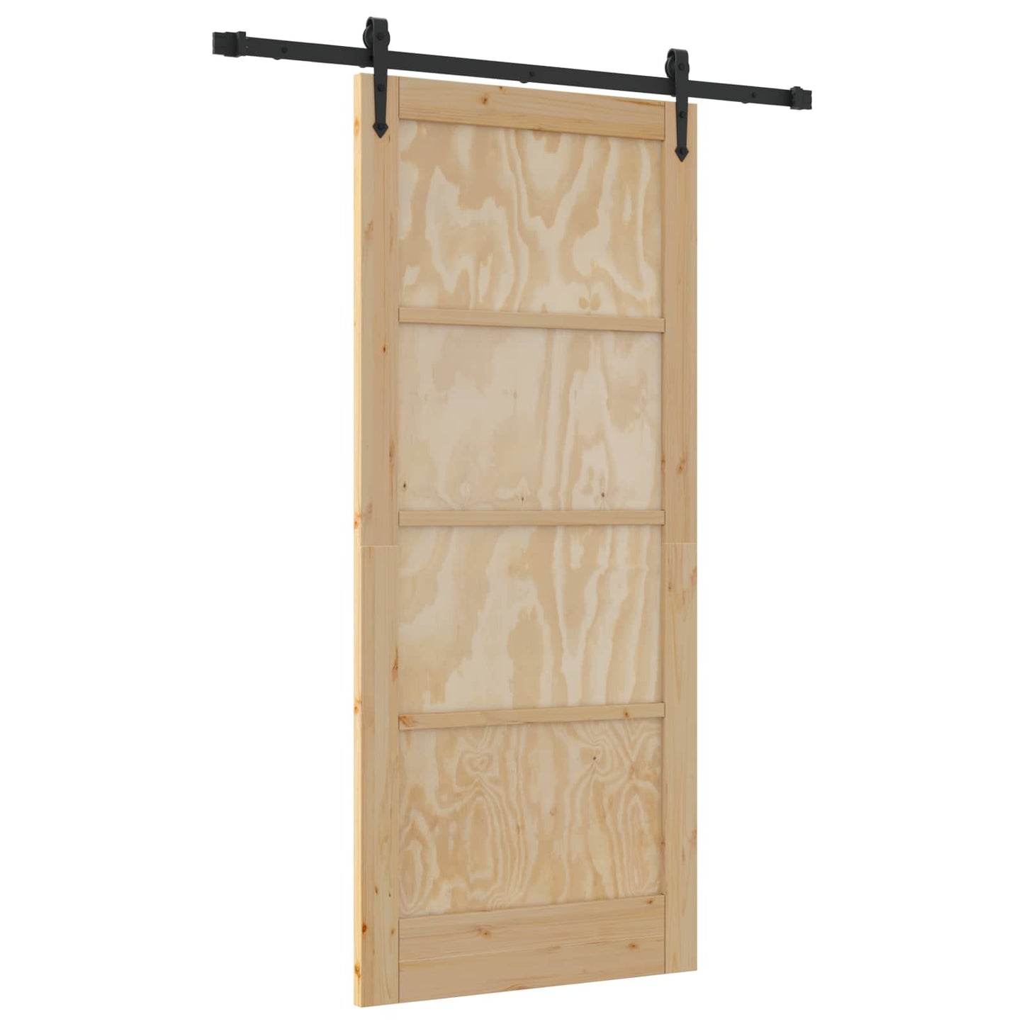 Sliding Door ORKDAL 86 x 198.5 cm Solid Pine Wood Natural