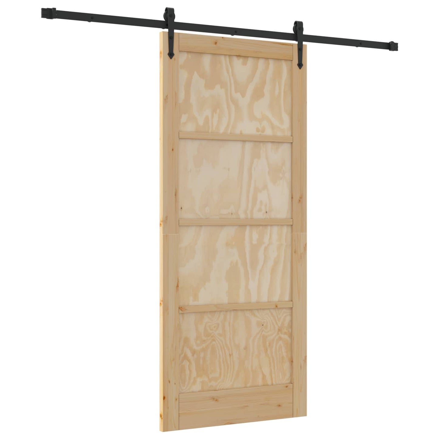 Sliding Door ORKDAL 86 x 198.5 cm Solid Pine Wood Natural