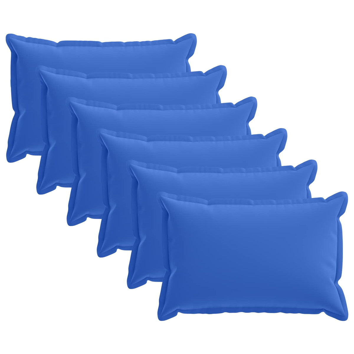 Throw Pillow 6 pcs HOUTEN Royal Blue 30 x 50 cm Polyester