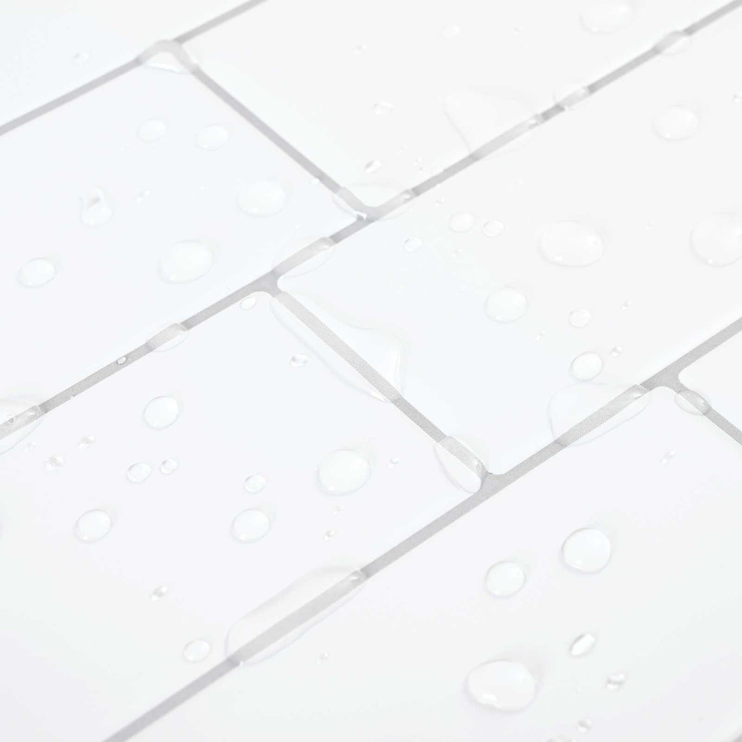 Decorative Stickers 20 pcs White Grey 29 x 21 cm