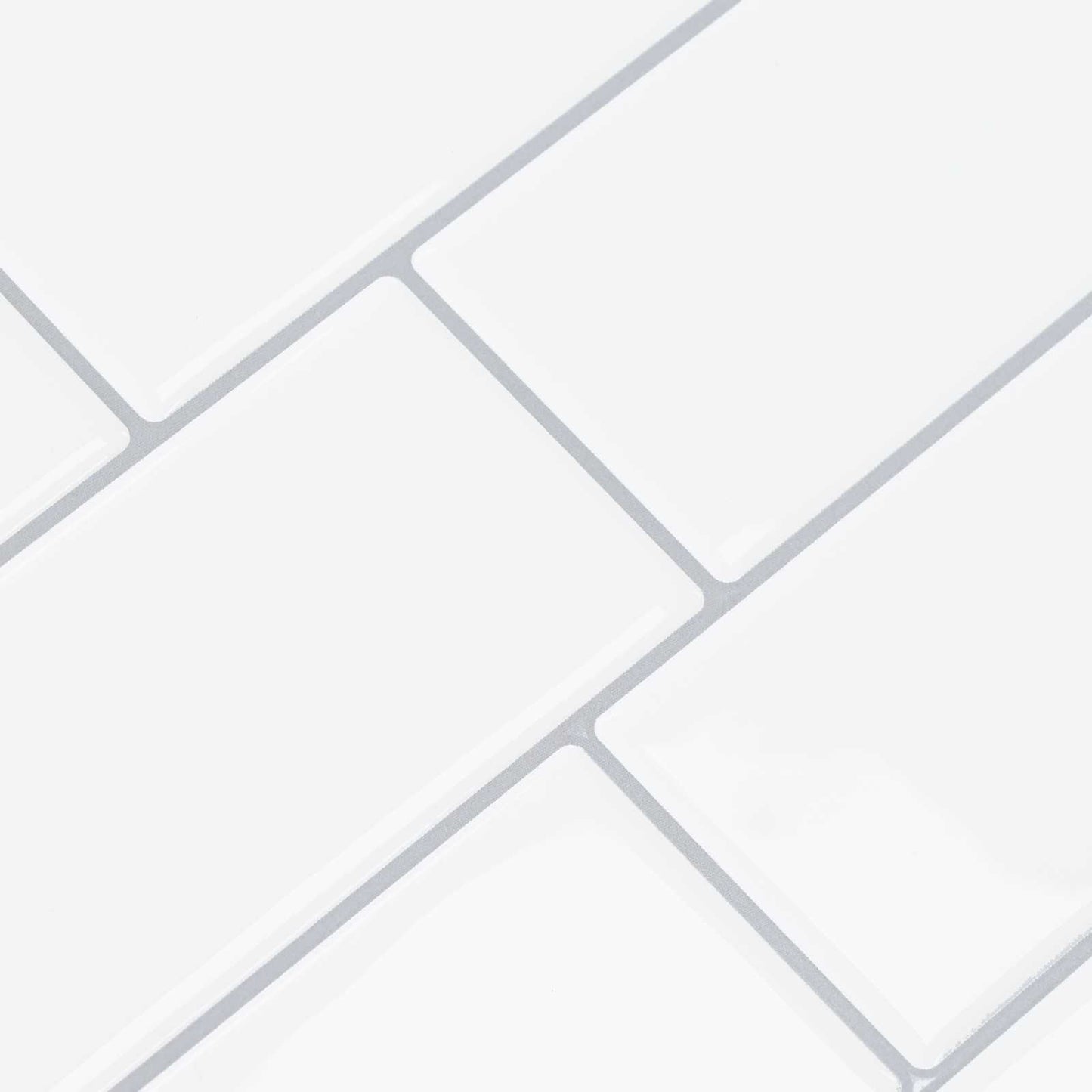 Decorative Stickers 20 pcs White Grey 29 x 21 cm