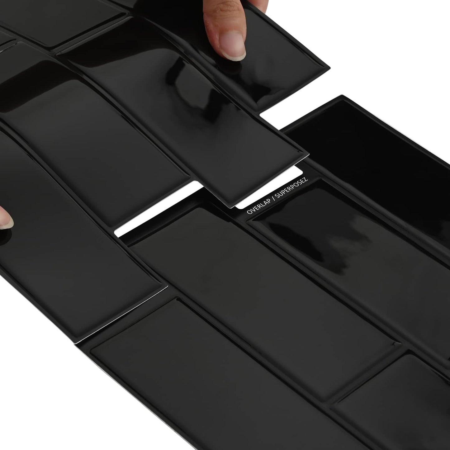 Decorative Stickers 20 pcs Black 29 x 21 cm