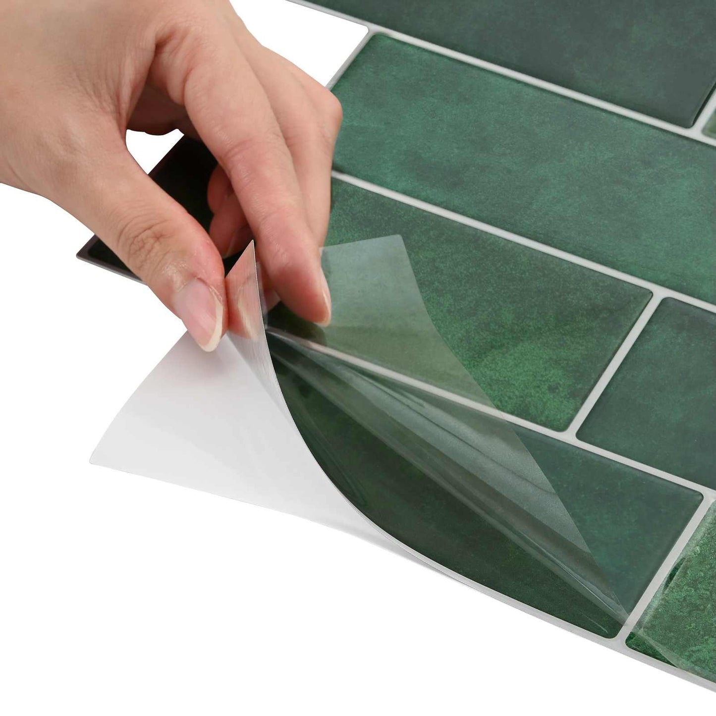 Decorative Stickers 10 pcs Dark Green 29 x 21 cm