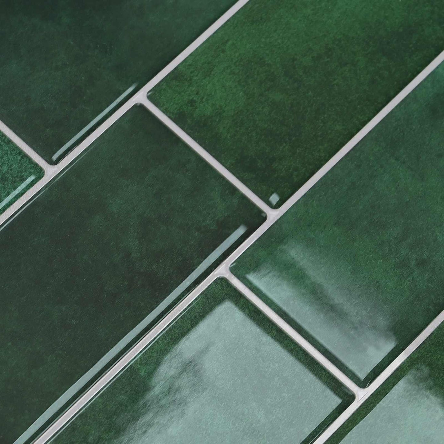 Decorative Stickers 10 pcs Dark Green 29 x 21 cm