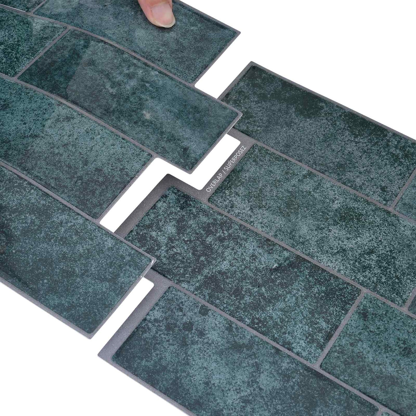 Decorative Stickers 20 pcs Blue Green 29 x 21 cm