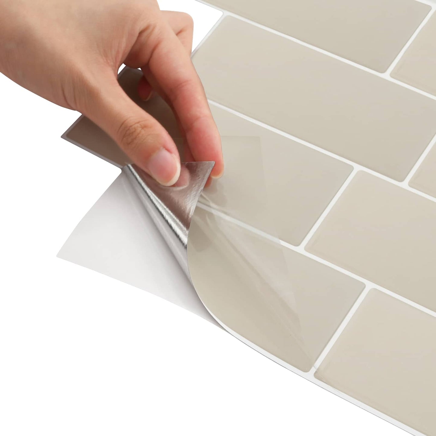 Decorative Stickers 50 pcs Beige 29 x 21 cm