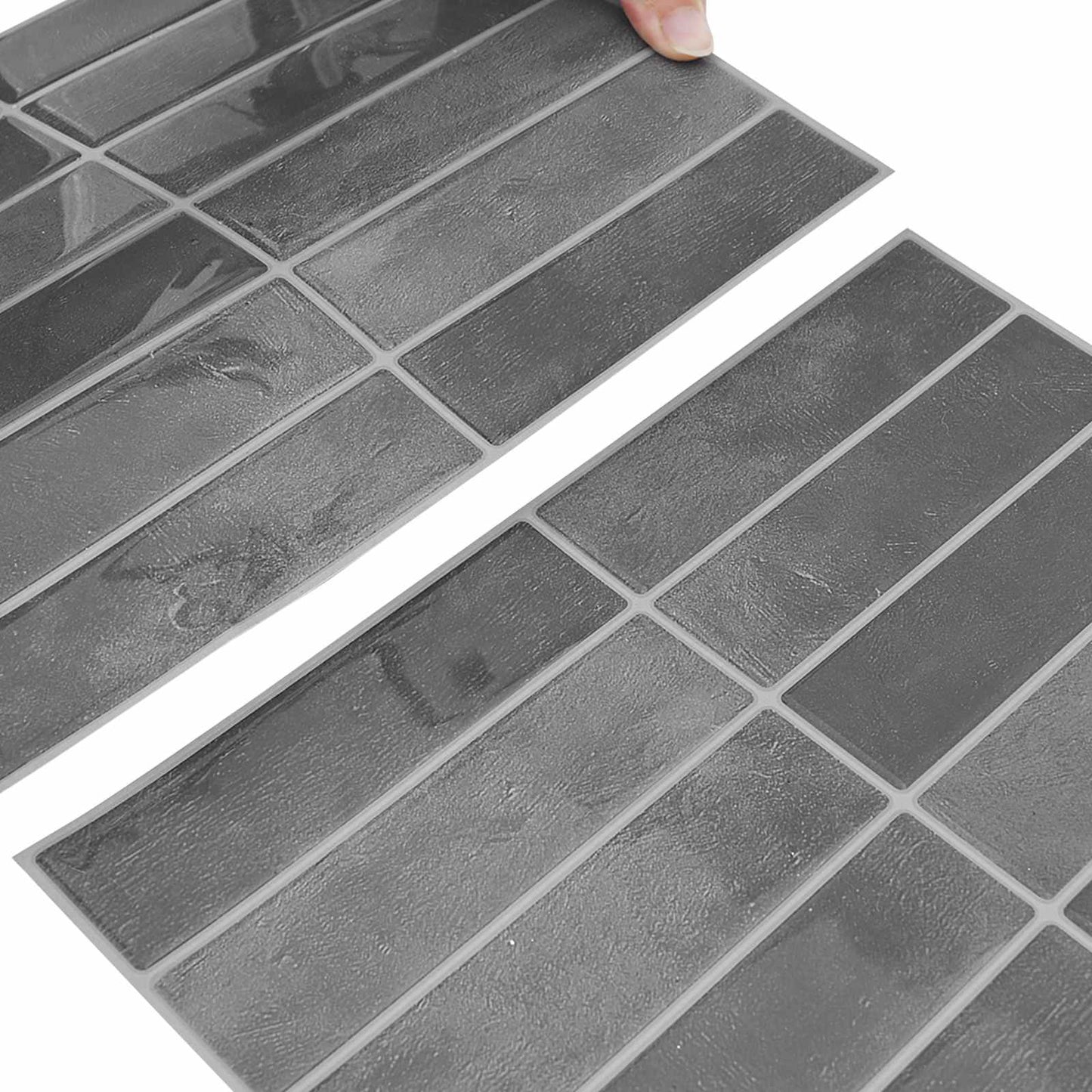Rectangular Tile 50 pcs Grey 29 x 23 x 0.08 cm