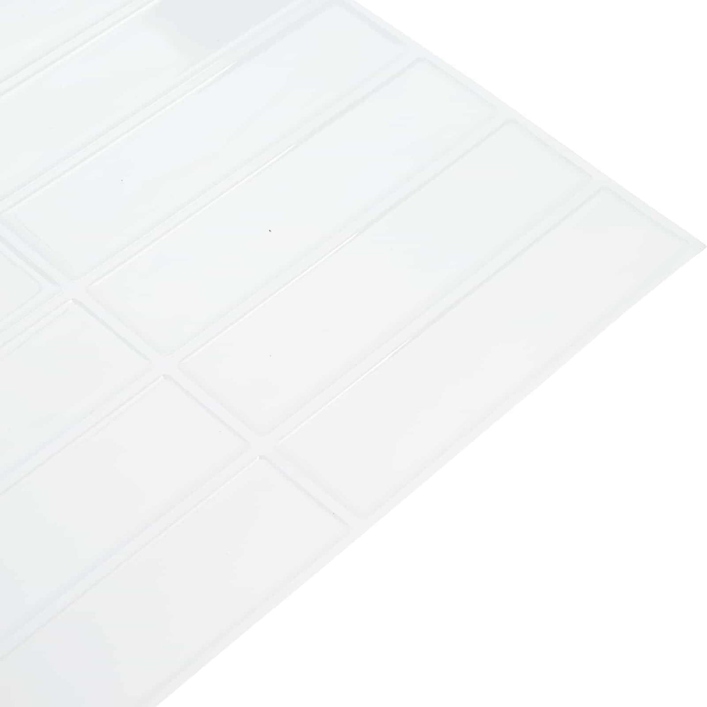 Rectangular Tile 50 pcs White 29 x 23 x 0.08 cm