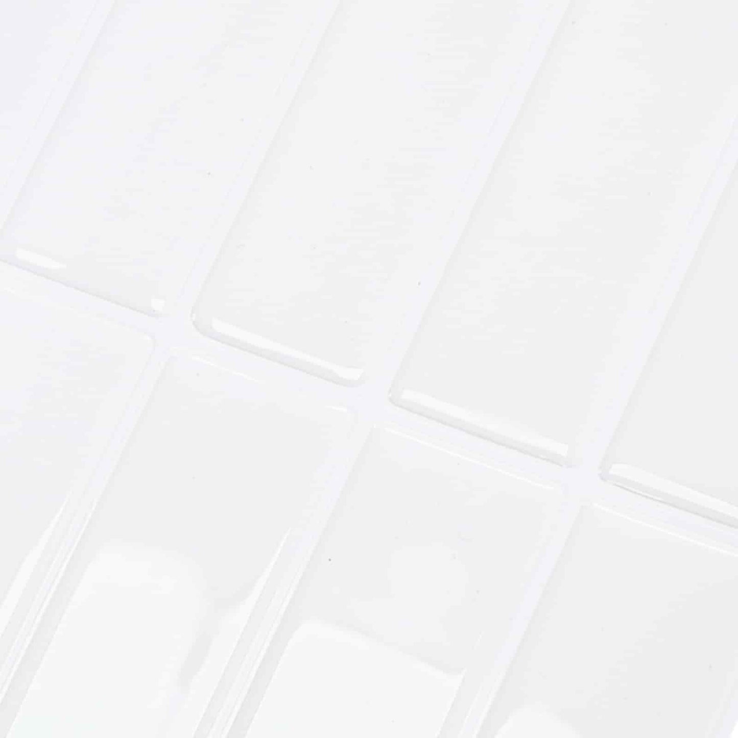 Rectangular Tile 50 pcs White 29 x 23 x 0.08 cm