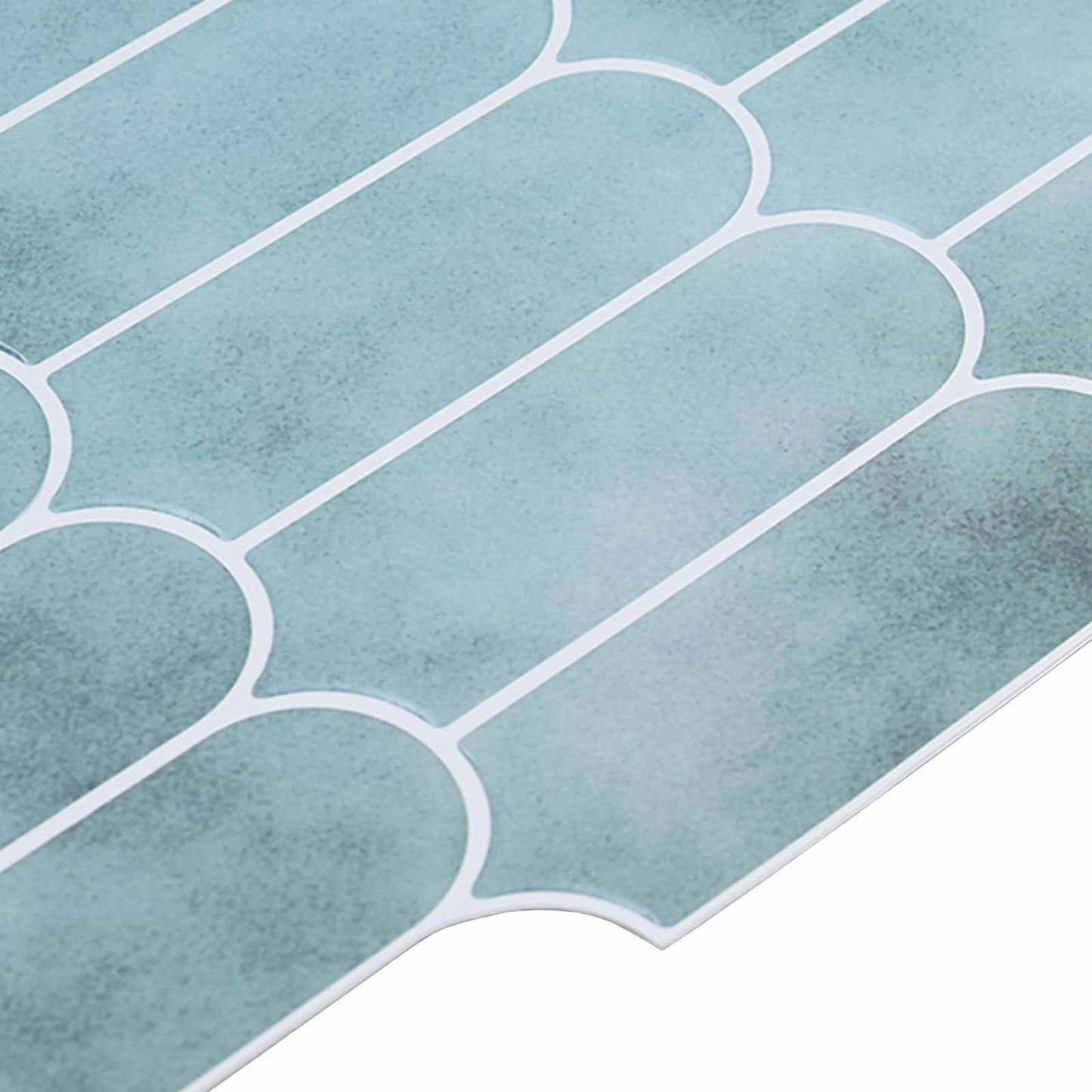 Feather Tile 50 pcs Green 30 x 30 cm Polyurethane and PET