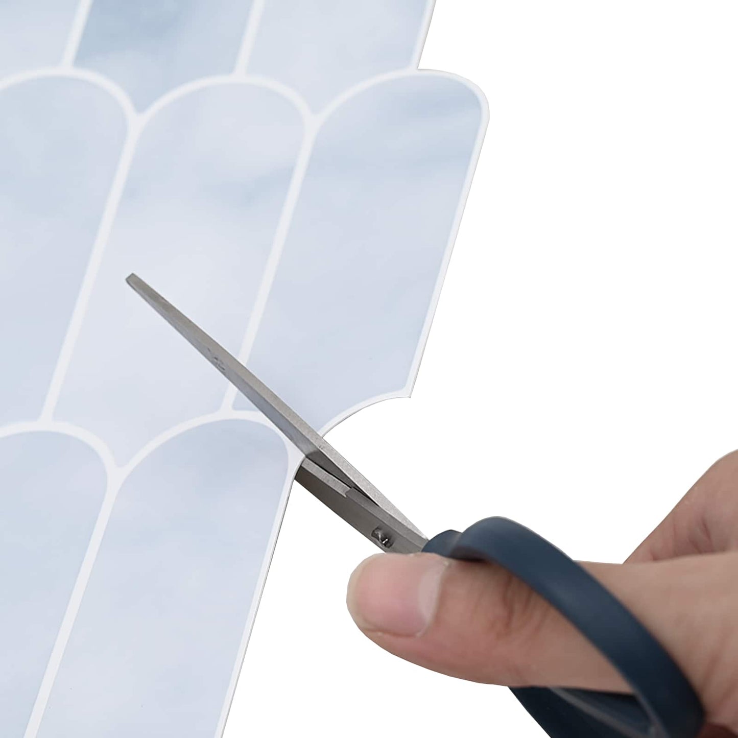 Feather Tile 20 pcs Light Blue 30 x 30 cm Polyurethane and PET
