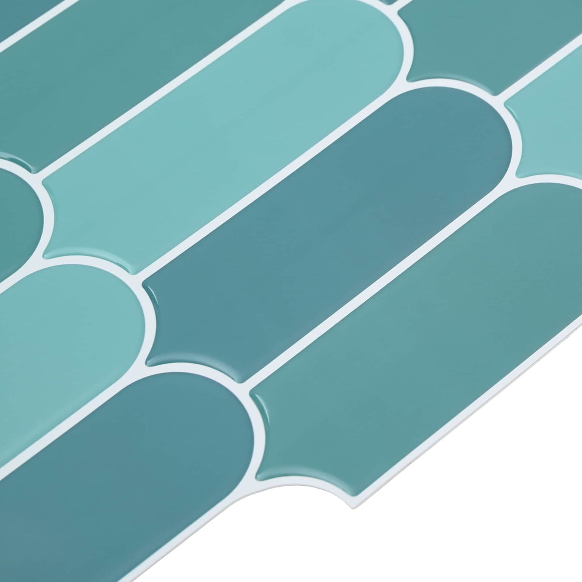 Feather Tile 10 pcs Blue 30 x 30 cm Polyurethane and PET