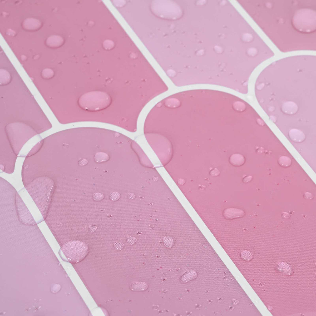 Feather Tile 10 pcs Pink 30 x 30 cm Polyurethane and PET