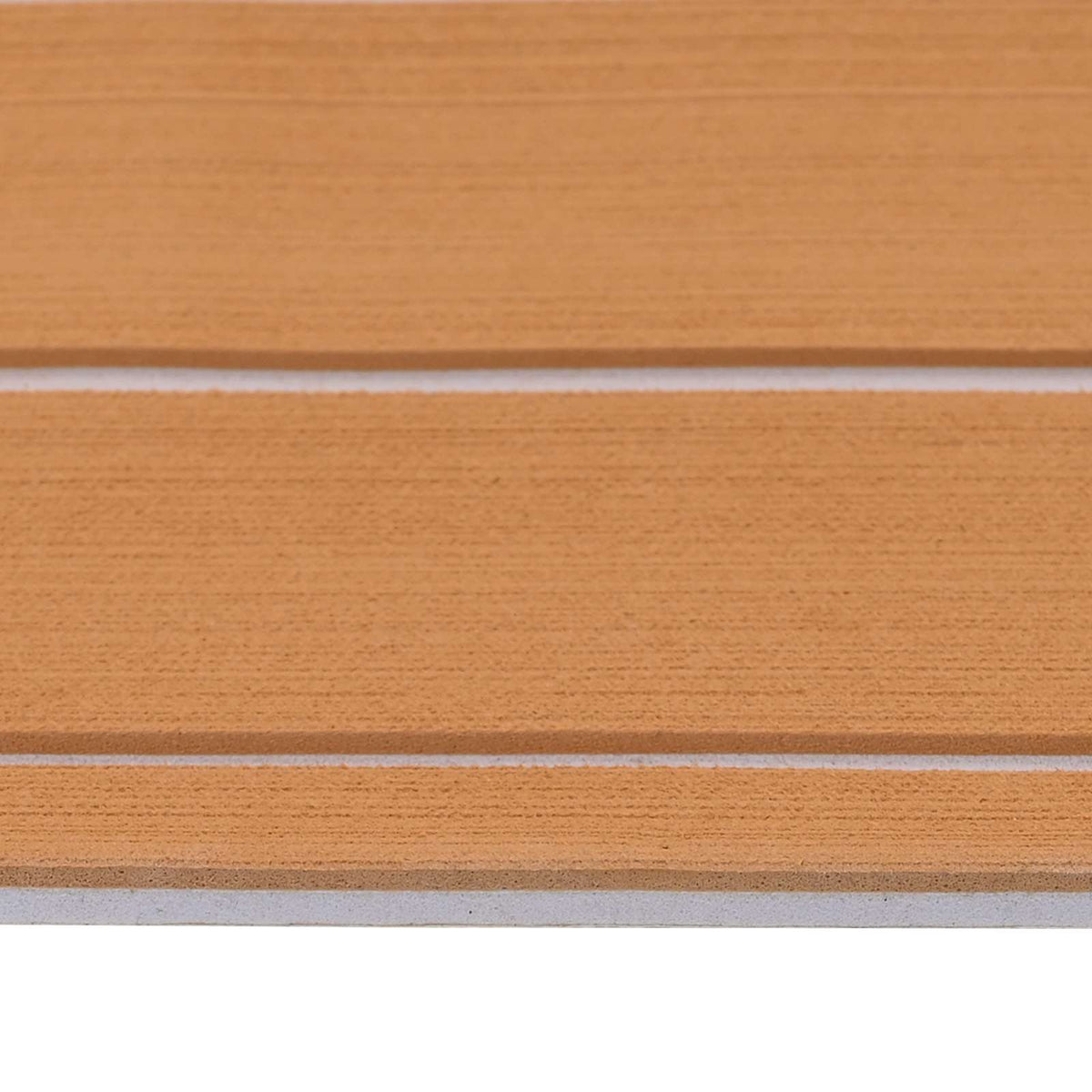 Boat Mat Striped Brown and White 240 x 90 cm EVA