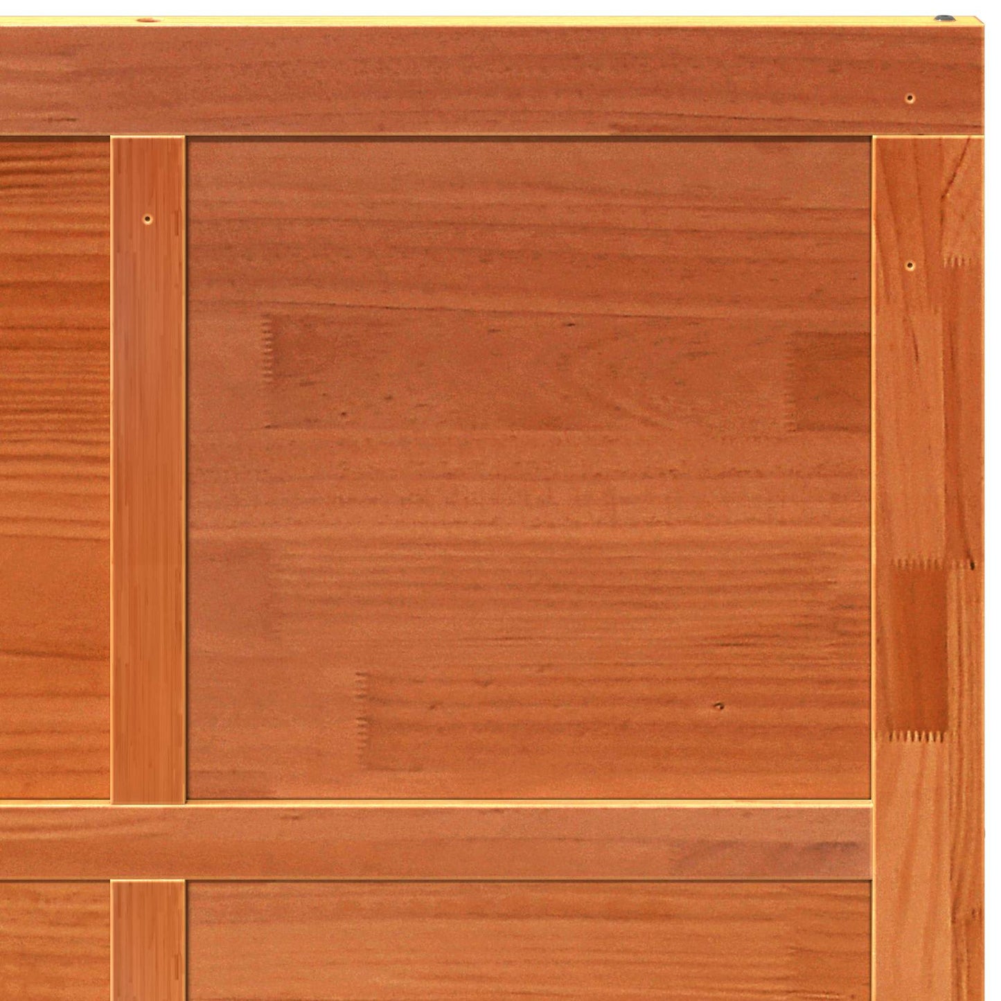 Barn Door 90 x 2.5 x 208 cm Solid Pine Wood Wax brown