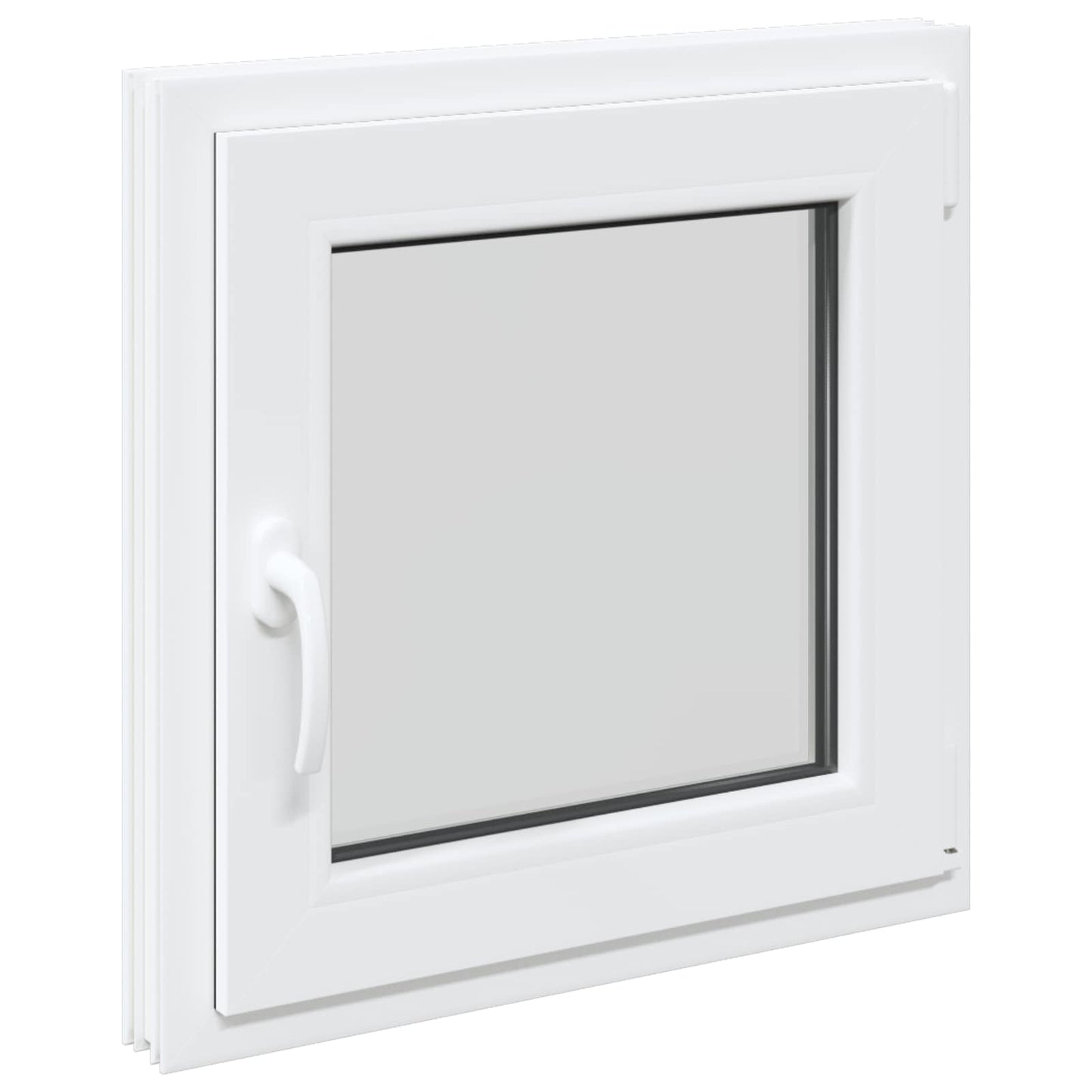Tilt & Turn Basement Window RISOR 50 x 50 cm PVC and Glass
