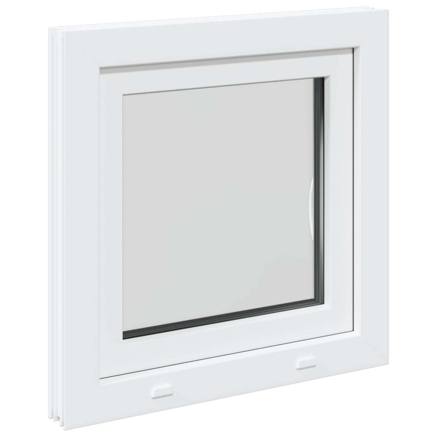 Tilt & Turn Basement Window RISOR 50 x 50 cm PVC and Glass