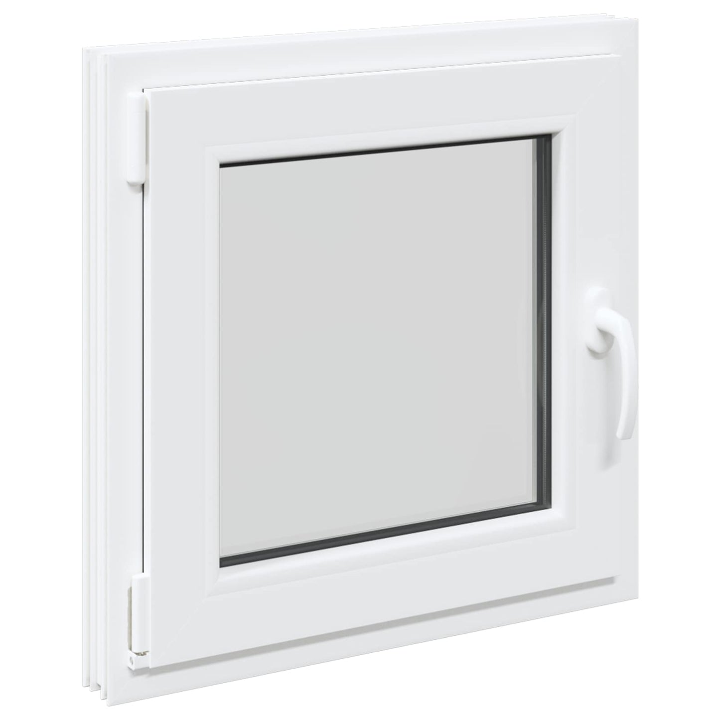 Tilt & Turn Basement Window RISOR 50 x 50 cm PVC and Glass