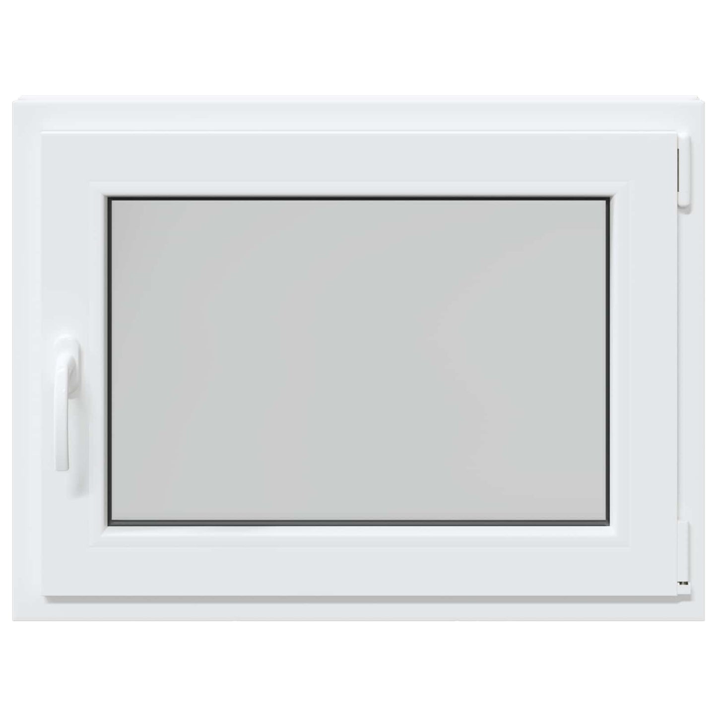 Tilt & Turn Basement Window RISOR 80 x 60 cm PVC and Glass