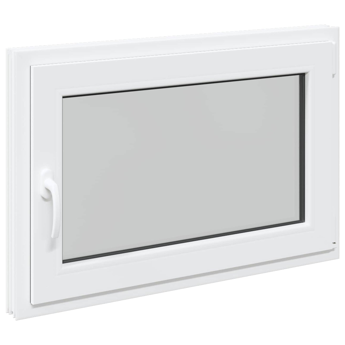 Tilt & Turn Basement Window RISOR 90 x 60 cm PVC and Glass