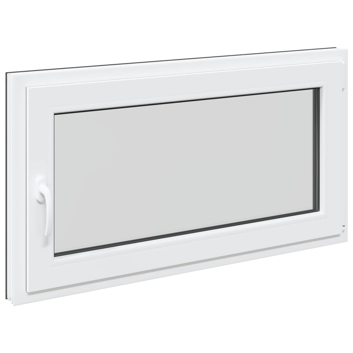 Tilt & Turn Basement Window RISOR 110 x 50 cm PVC and Glass
