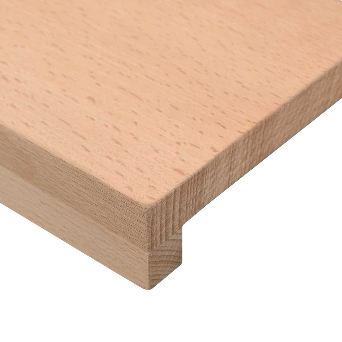 Stair Treads 2 pcs 120 x 25 x 2 cm Natural Solid Beech Wood